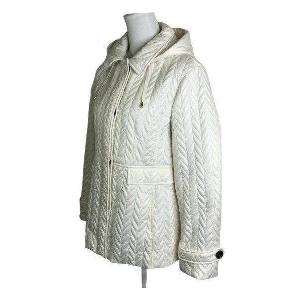 Kate Spade New York White Water Resistant Jacket - Picture 8 of 11